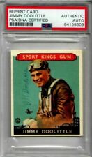 JIMMY DOOLITTLE SIGNED SPORT KINGS REPRINT TRADING CARD PSA DNA 84158309 picture