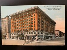 Postcard Omaha NE - New Brandeis Theater Building on Douglas Street picture