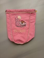 Custom Crown Royal Pink Bag w/ Alice in Wonderland Cheshire Cat Patch picture