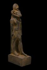 UNIQUE LARGE ANTIQUE EGYPTIAN Khnum Nile Statue Ancient Egypt Handmade picture