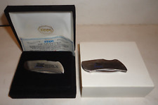 TWO (2) VINTAGE ZIPPO U.S.A. CAMEL HUMP FOLDING KNIFE IN ORIGIAL BOX picture