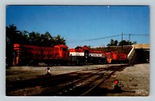 Genesee & Wyoming Railroad's Alco 1,000 Locomotives, Vintage Postcard picture