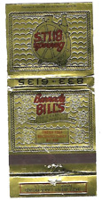 Barnacle Bill's Famous Seafood Restaurant-Erie, Pa. Vintage Matchbook Cover picture