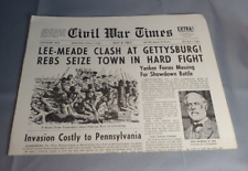1958 Civil War Times Newspaper 1958 Gettysburg Issue picture