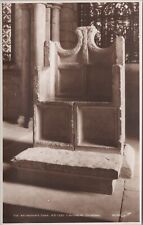Vintage RPPC Canterbury Cathedral UK Archbishop's Chair UNP 6701d1 MR ALE picture