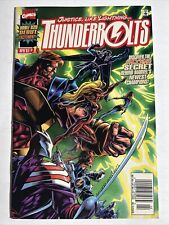 Thunderbolts #1 NEWSSTAND - Rare HTF 1st Cameo App of Jolt (Marvel Comics) Nice picture