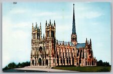 New York City NY Cathedral Of St John Divine Historic Landmark DB Postcard picture