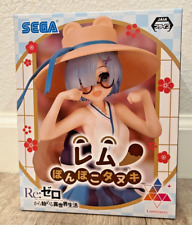 Sega Re:Zero Life In Another World Rem Pom Poko Racoon Dog Figure New in Box picture