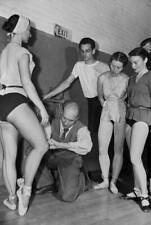 Members of the Metropolitan Opera Ballet are tutored in the techni .. Old Photo picture
