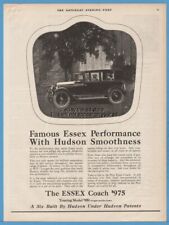 1924 Hudson Essex Coach Sedan Enclosed Car RFH Art Antique Automobile Ad picture