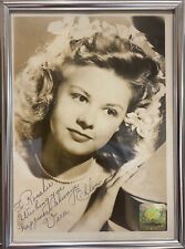 Vera-Ellen Actress 100% Hand Signed Dedicated Photo - Framed 7' X 5' Inch & COA picture