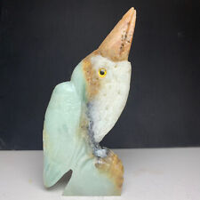 120g Natural Crystal Mineral Specimen. Amazon Stone. Hand-carved. The Bird .SR picture