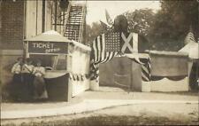 Pleasant Hill OH Beery Exhibition Ticket Office 1911 Real Photo Postcard picture