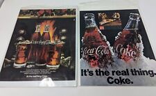 1970/1971 Coca Cola: Lot of 2 