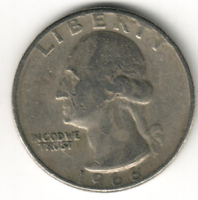 USA - 1966 - Heraldic Eagle Washington ¼ Dollar - #1265 picture