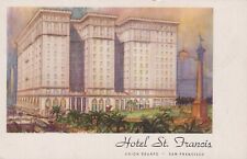 Hotel St. Francis San Francisco California Union Square  Chrome Vintage Postcard picture