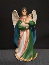 Vintage Guardian Angel with Baby Porcelain Figurine Homco Home Interiors #1436 picture