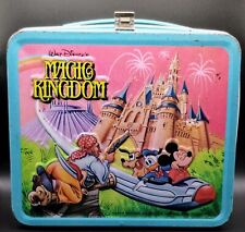 1979 Disney's Wonderful World Magic Kingdom Metal Lunchbox By Aladdin No Thermos picture