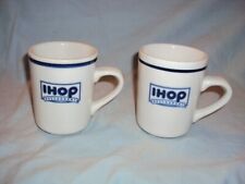 2 Vintage IHOP Restaurant Coffee Mugs/Cups 1@Delco & 1@ Oneida D-12 No Chips picture