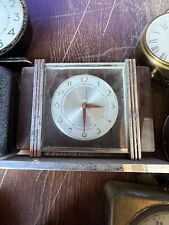 Rare Vintage Antique Westclox Leland Desk Clock Industrial Desk Clock picture