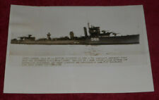 1940 Press Photo WWII British Destroyer 