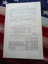 1881 train Report CHICAGO AND ALTON RAILROAD Joliet Coal City Braidwood Illinois picture