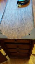 Antique Handmade Wood Tool Drawer Chest Machinist Watchmaker  picture