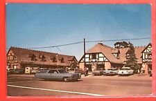 SOLVANG, CALIF ~ 1963 CADILLAC ~ BIRKHOLM’S BAKERY ~ postcard~ 1960s picture