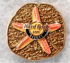 HARD ROCK CAFE BILOXI 3D ORANGE & YELLOW STARFISH ON GOLD SAND PIN # 92851 picture