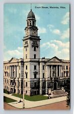 Marietta OH-Ohio, Court House, Antique, Vintage Souvenir Postcard picture