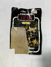 Star Wars ROTJ Teebo Card Only Kenner 1983 picture