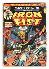 Marvel Premiere #15 GD- 1.8 1974 1st app. and origin Iron Fist picture