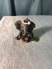 Smithsonian Danbury Mint The Baby Animal Ornaments African Elephant Drummer Boy picture