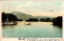 Postcard Island Harbor Lake George New York Postmarked 1907 Detroit Publishing picture