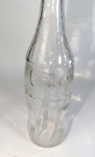 Vintage Clear Glass Coke Bottle 10 fl oz ( Not to be refilled) on bottom & Neck picture