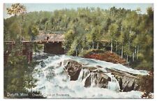 Vintage Chester Creek on Boulevard Duluth Minn. Postcard c1908 Divided Back picture