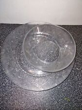 Coca Cola Collectibles Vintage, Plate&Bowl.  Authorized Trademark etched.  picture