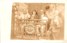 Tourists on Tijuana Express Pullman Train Set Mexico 1940s RPPC Postcard Photo picture