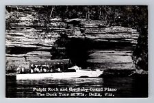 Dells WI- Wisconsin, Pulpit Rock Duck Tour, Antique, Vintage Souvenir Postcard picture