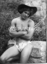 Vtg 1980's School Boy Cowboy Tight Underwear Beefcake Gay Interest Photo #1326 picture