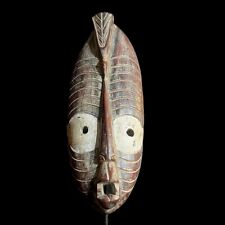 African Face Mask African Hand Carved Wall Hanging Songye African-9682 picture