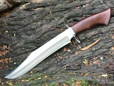 CUSTOM HANDMADE HC S.STEEL HUNTING SURVIVAL BUSCRAFT FIXED BALDE  D2 BOWIE KNIFE picture