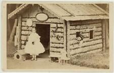 Archduchess Gisela of Austria & Archduke Rudolf - hut playing. Angerer ca 1861 picture