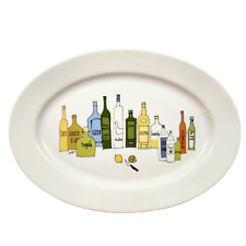 Signature Cocktail Ceramic Platter by Ursula Dodge Drinks Barware Serving Plate picture