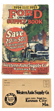 1924-1925 Ford Owners' Supply Book Western Auto Supply Kansas City With Mailer picture
