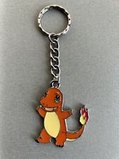 Vintage (1995, 1996, 1998) Pokémon Nintendo Charmander Metal & Enamel Key Ring picture
