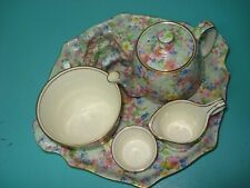 Amazing Antique Royal Winton grimwades MARION chintz porcelain breakfast for one picture