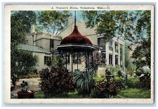 c1920s Tonnar's Home Exterior Garden Scene Vicksburg Mississippi MS Postcard picture
