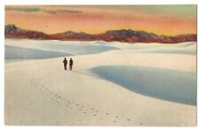 Alamogordo New Mexico c1930's Great White Sands National Monument picture