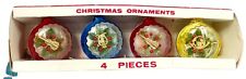 4-VTG Jewel Brite Musical Instruments Diorama Plastic Christmas Ornaments Boxed picture